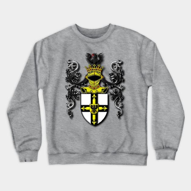 Teutonic Crest Crewneck Sweatshirt by Corialis